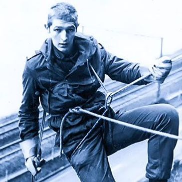 Dirk during Para Commando training